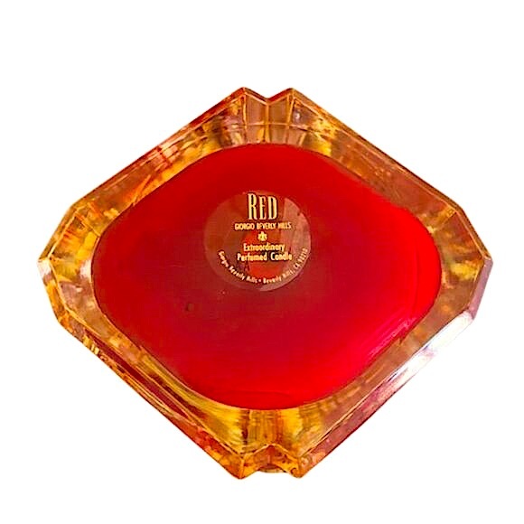 Vintage RARE Giorgio Beverly Hills RED Candle Unused - Picture 3 of 9